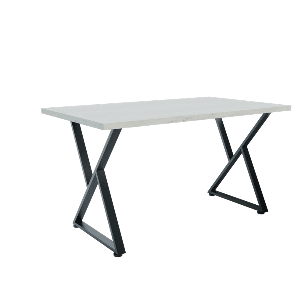 Chicago White Craft Oak étkezőasztal 100x60