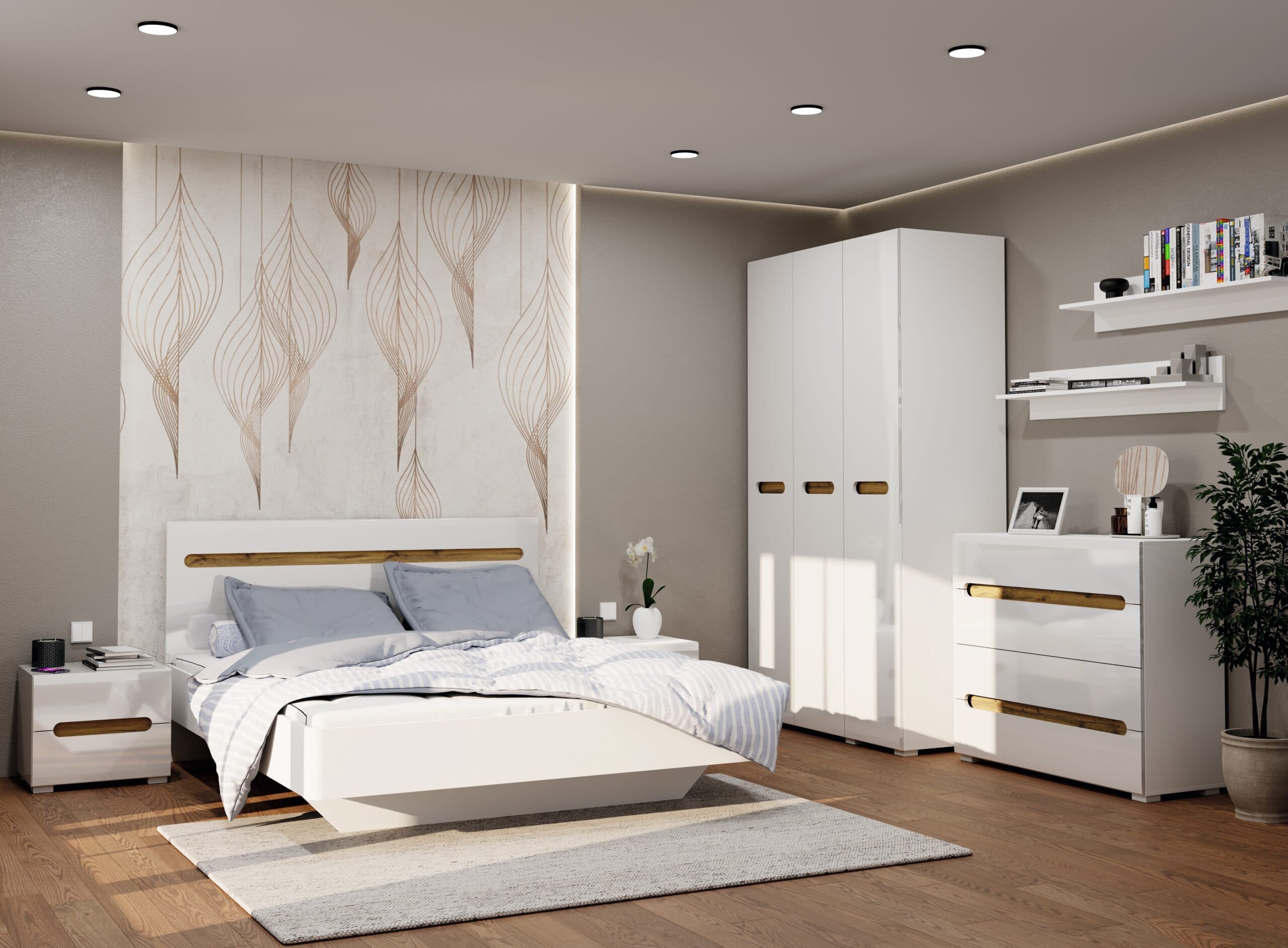 Bianco New Hálószoba Garnitúra