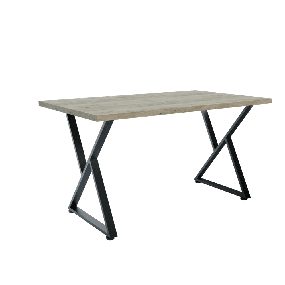 Chicago Grey Craft Oak étkezőasztal 120x60