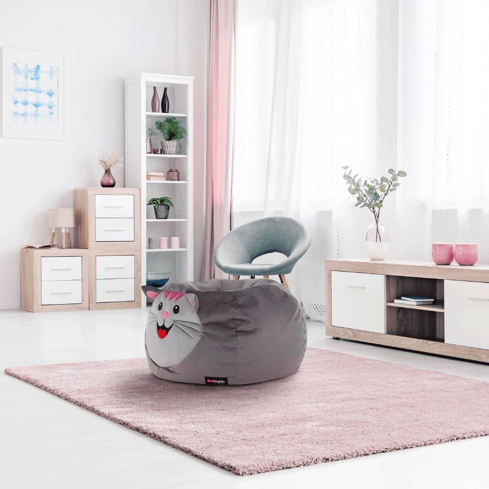 Babzsák – szürke szövet (BABY TYP 1) thumbnail 2