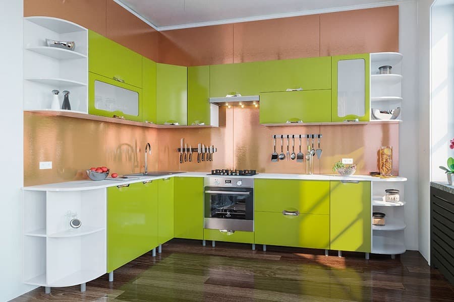Adél Luxe Lime Konyhabútor
