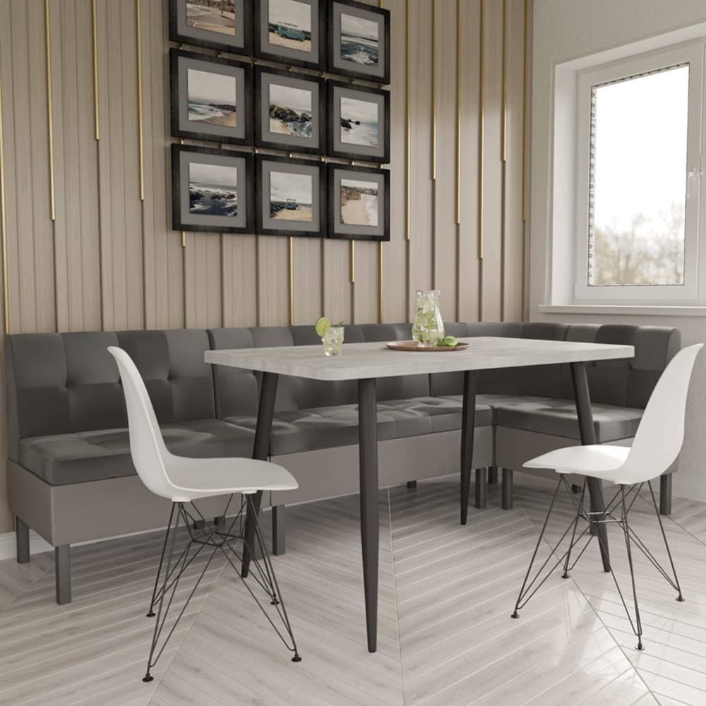 Focus étkezőasztal 140x80 – White Craft Oak
