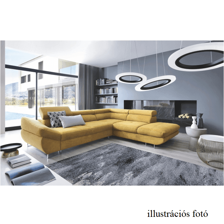 FABIA sarokülőgarnitúra (jobbos) – mustár thumbnail 2