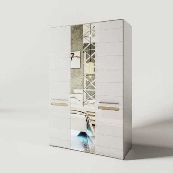 Bianco 3D3 Előszoba Gardróbszekrény