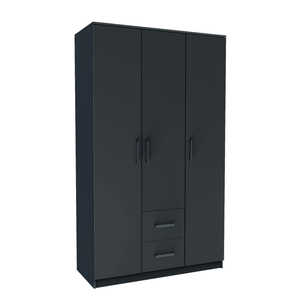 Simple Grafit Előszoba Gardróbszekrény 3D2W